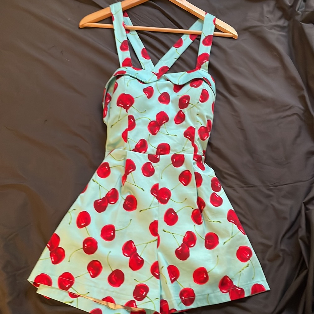 1950s inspired romper | psychobilly rockabilly